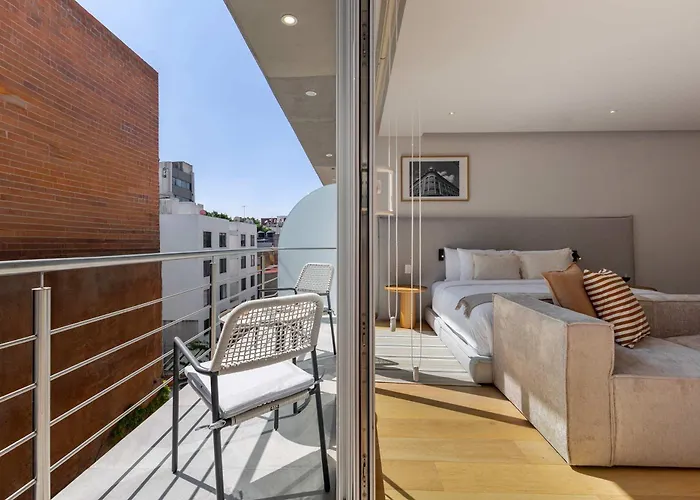 412 Std A Capitalia Urban With Balcony And Gym * Mexico City